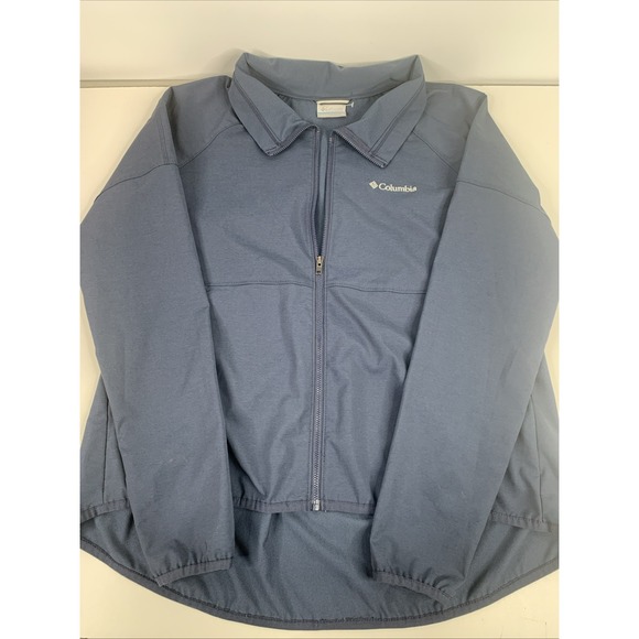 Columbia Other - Columbia Women's Rain Jacket Size M Navy Blue Zip Up Waterproof